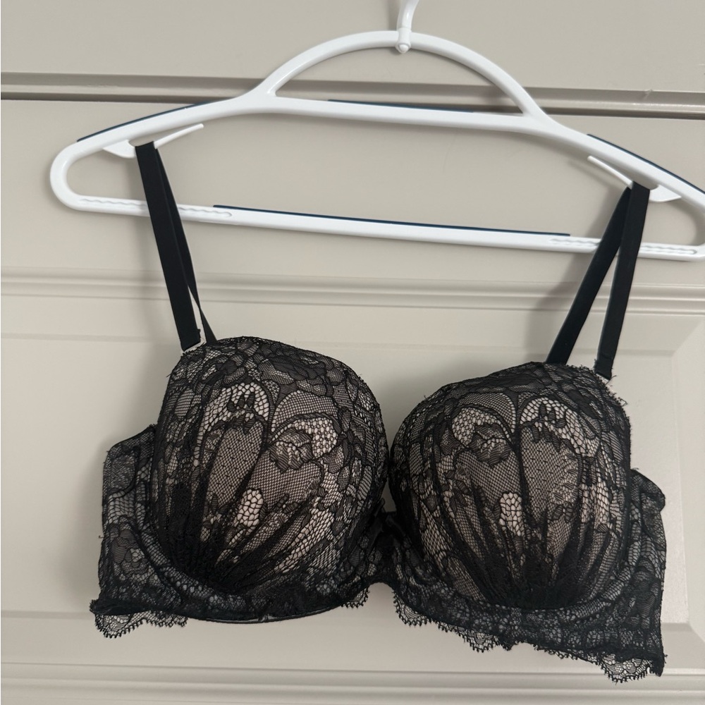 Elegant Black Lace Bra